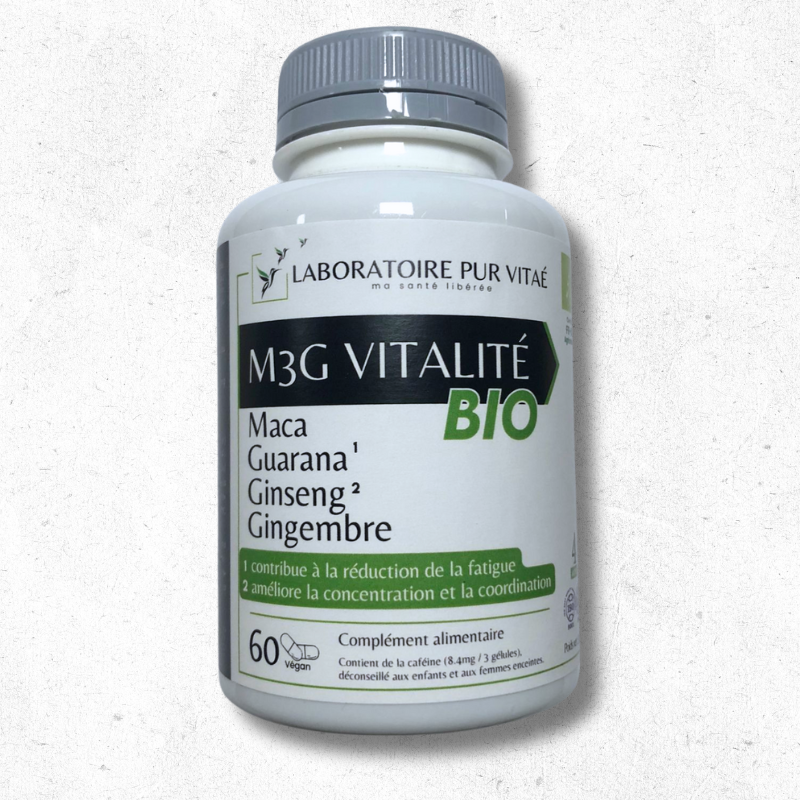 M3G VITALITE BIO - 60 gélules végétales